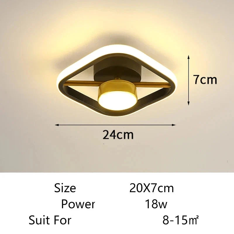 Luxenta | Moderne verstelbare LED-plafondlamp van aluminium