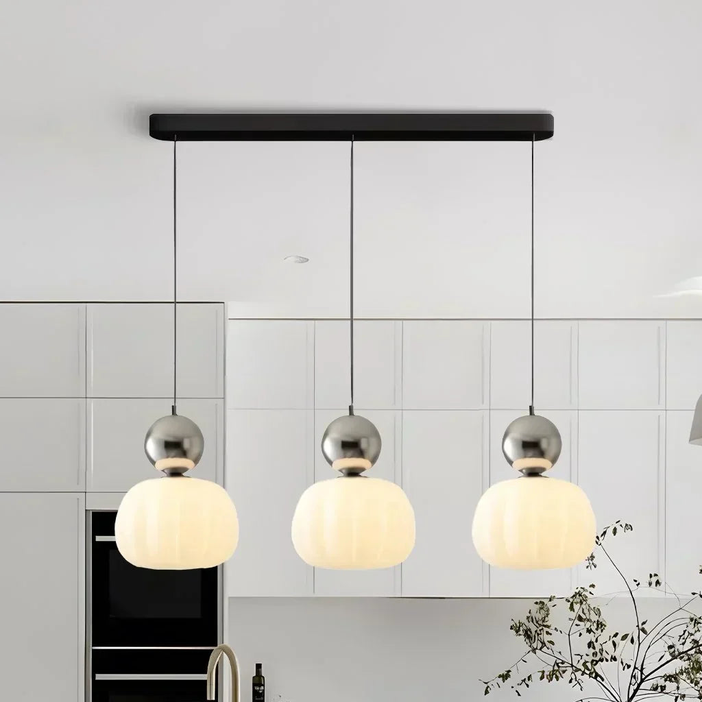 DecoScout – Art Deco hanglamp van metaal & PMMA