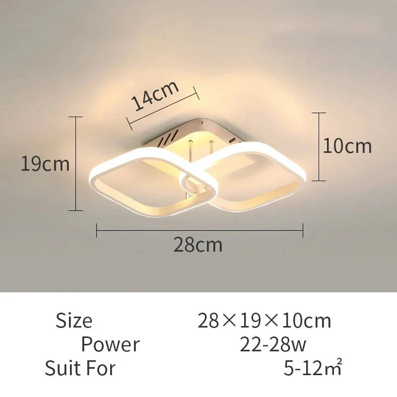 Luxenta | Moderne verstelbare LED-plafondlamp van aluminium
