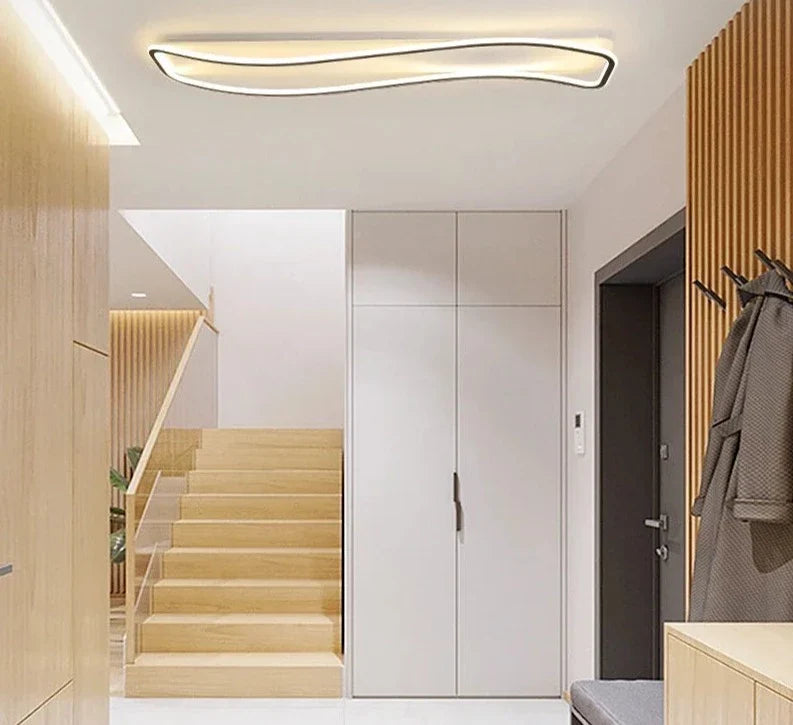 Heliava | Moderne LED-plafondlamp in gepolijst aluminium
