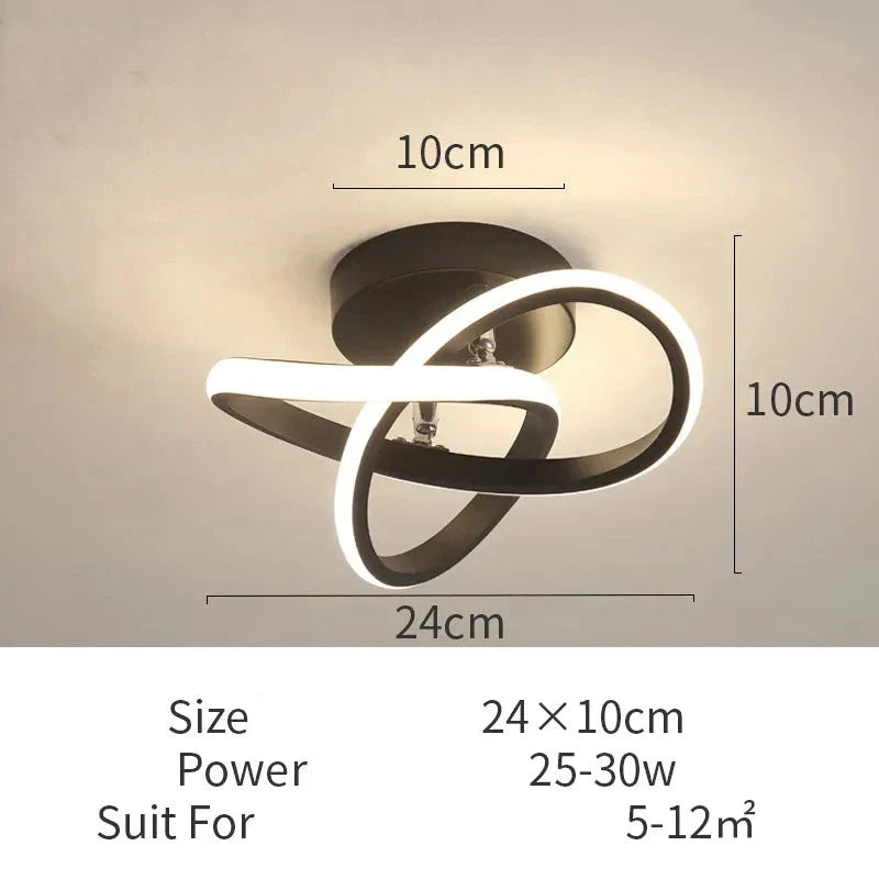 Luxenta | Moderne verstelbare LED-plafondlamp van aluminium