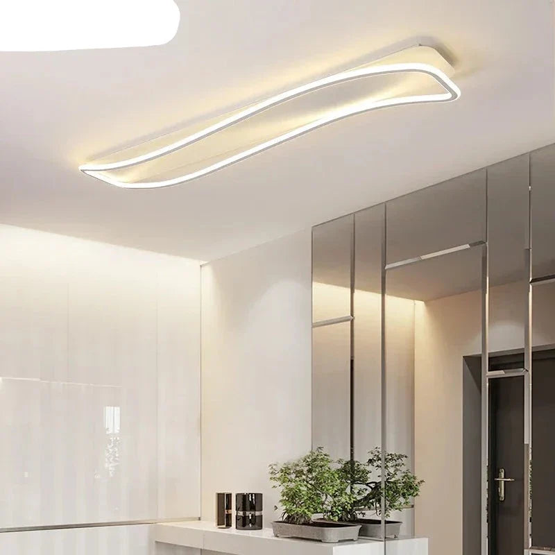Heliava | Moderne LED-plafondlamp in gepolijst aluminium