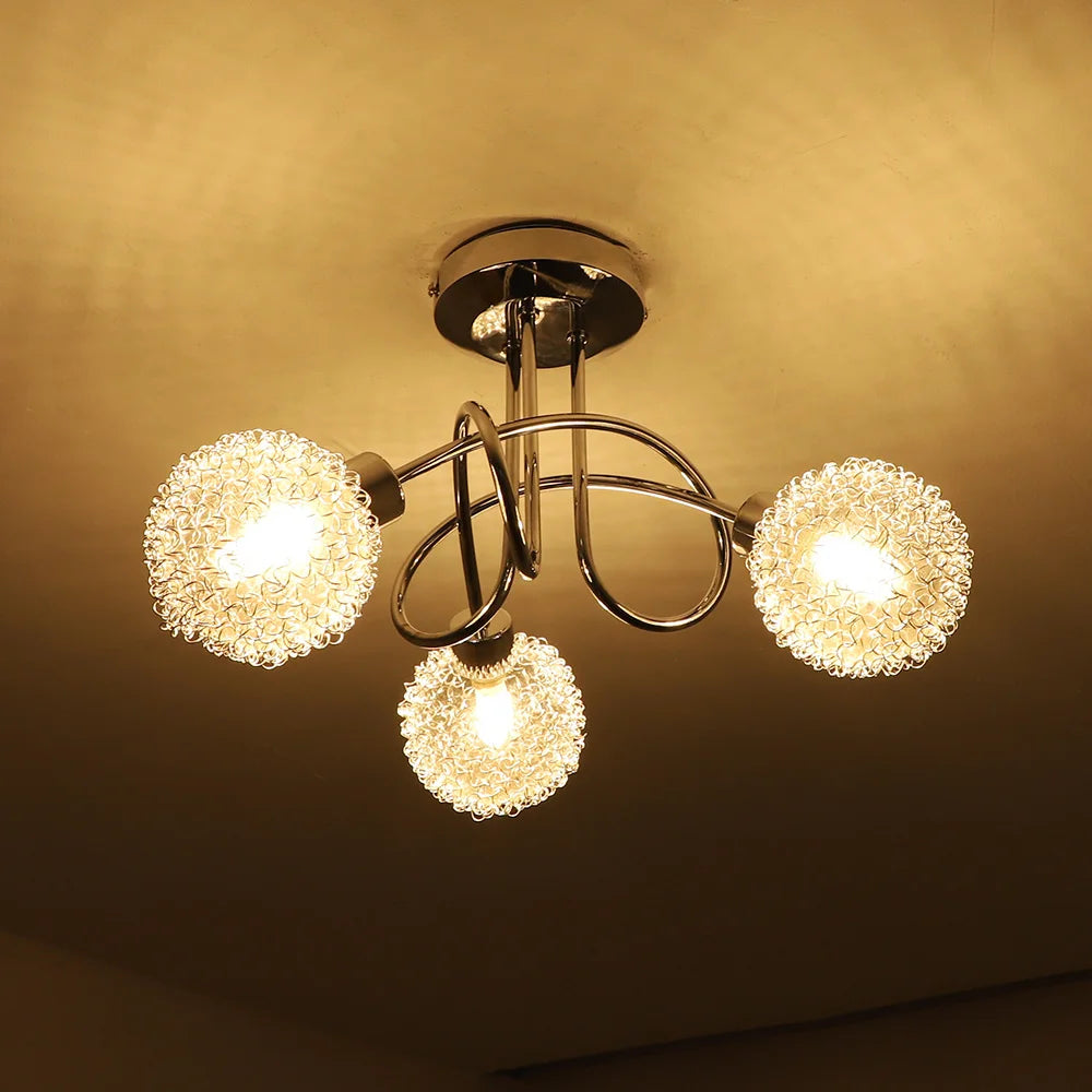 Orbelya | Moderne plafondlamp met 3 glazen bollen