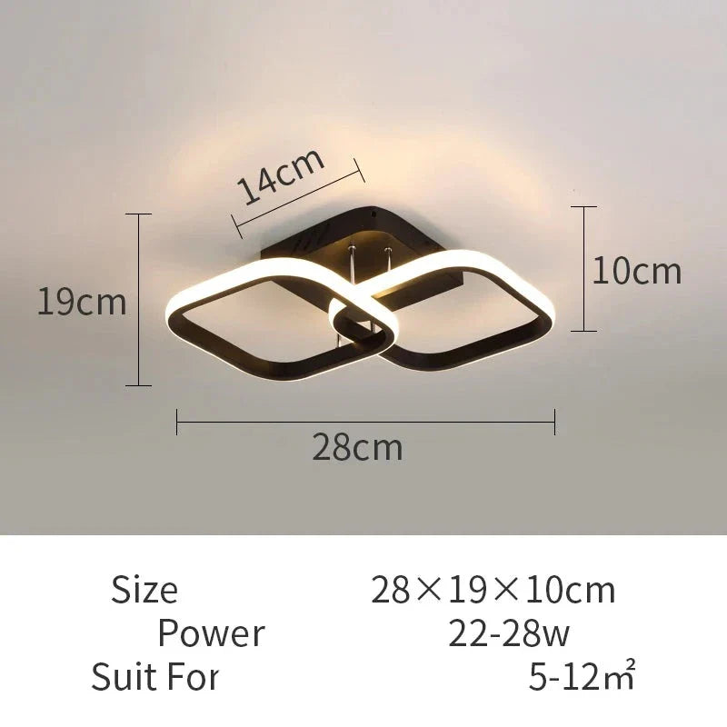 Luxenta | Moderne verstelbare LED-plafondlamp van aluminium