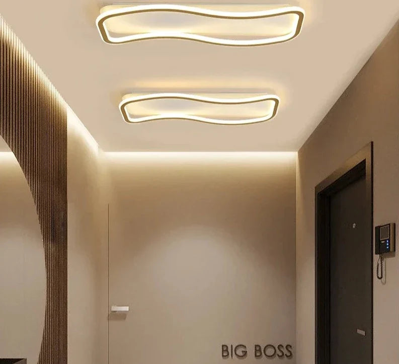 Heliava | Moderne LED-plafondlamp in gepolijst aluminium