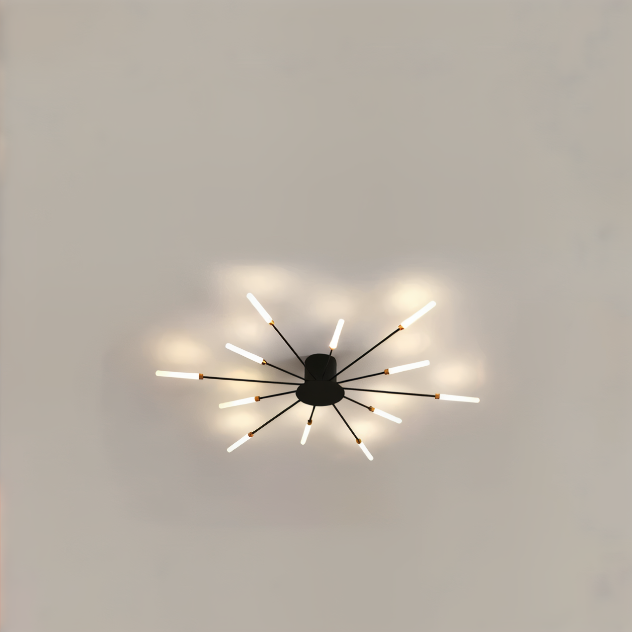 SpiraBright | LED Plafondlamp Noord-Europees met Vuurwerk Design