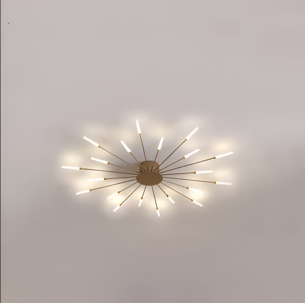 SpiraBright | LED Plafondlamp Noord-Europees met Vuurwerk Design