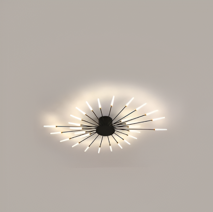 SpiraBright | LED Plafondlamp Noord-Europees met Vuurwerk Design