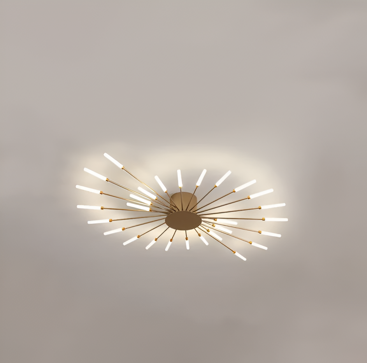 SpiraBright | LED Plafondlamp Noord-Europees met Vuurwerk Design