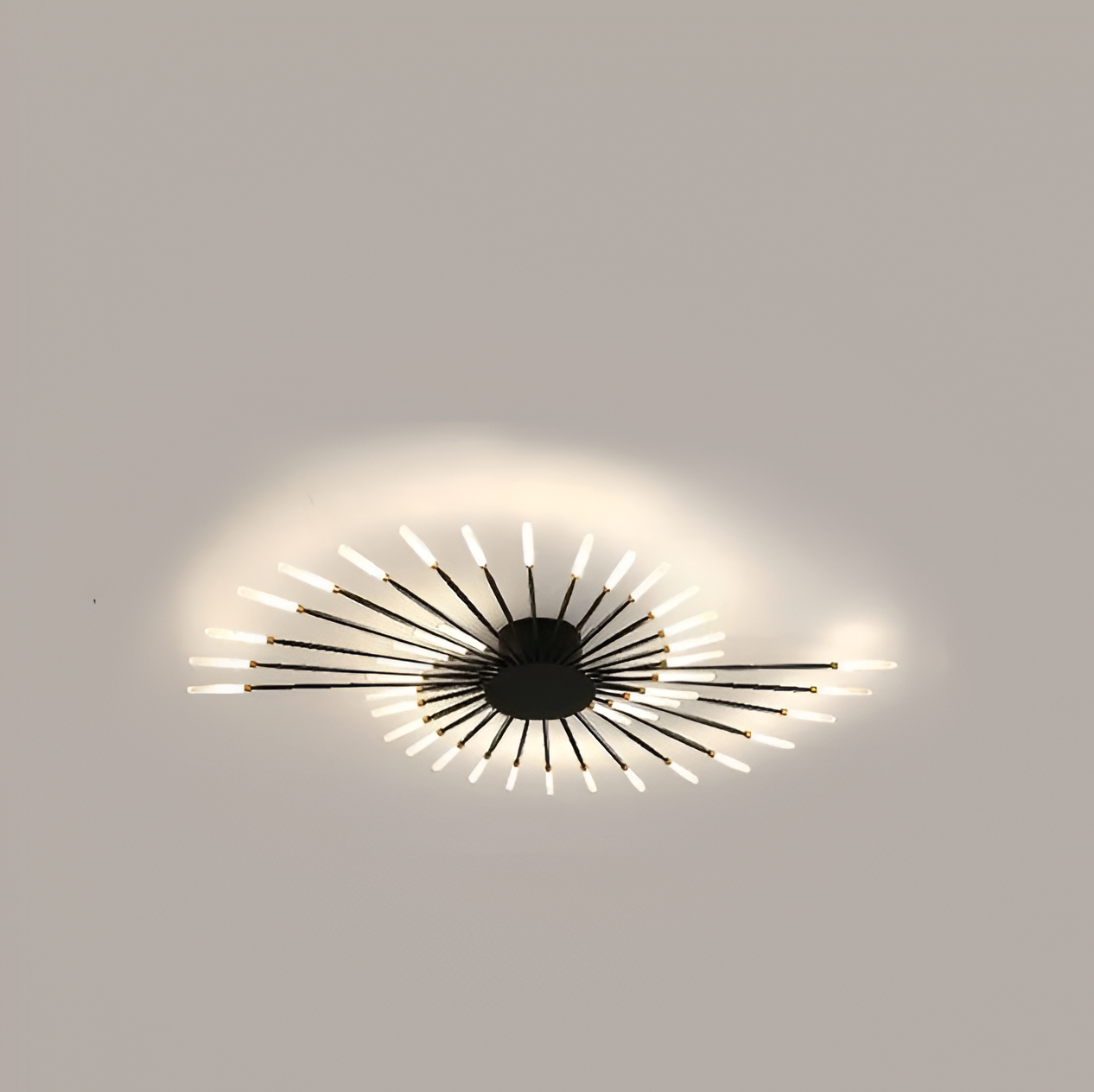 SpiraBright | LED Plafondlamp Noord-Europees met Vuurwerk Design