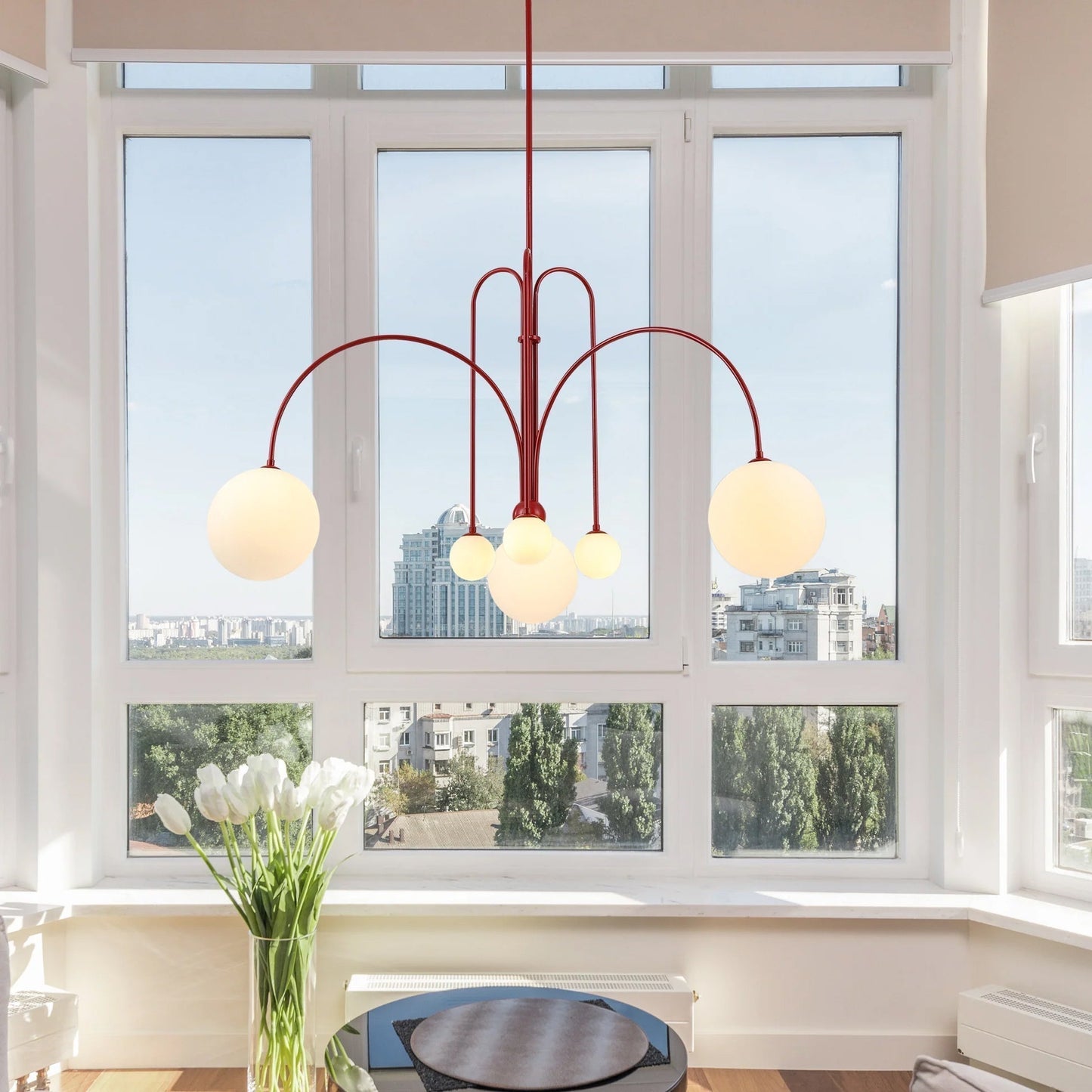 GrandCeleste – Artistieke hanglamp van metaal en glas