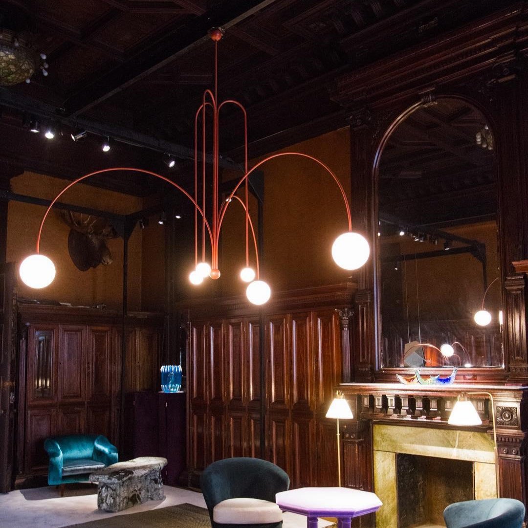 GrandCeleste – Artistieke hanglamp van metaal en glas
