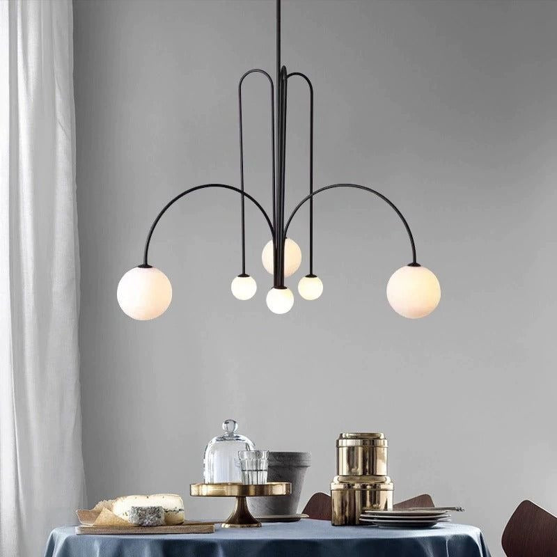 GrandCeleste – Artistieke hanglamp van metaal en glas