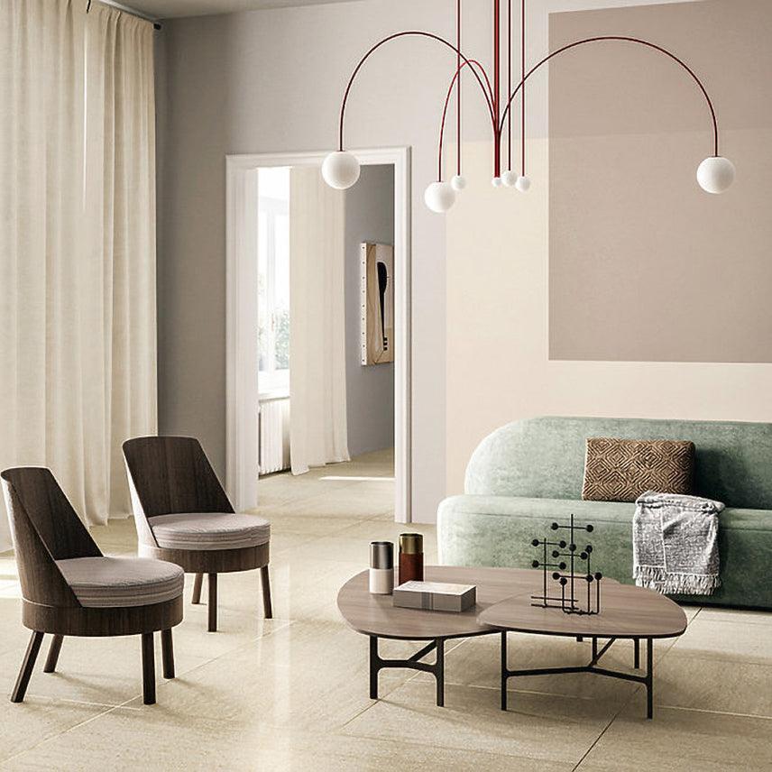 GrandCeleste – Artistieke hanglamp van metaal en glas