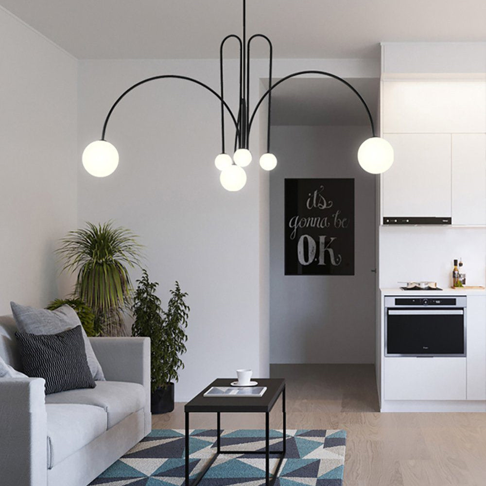 GrandCeleste – Artistieke hanglamp van metaal en glas