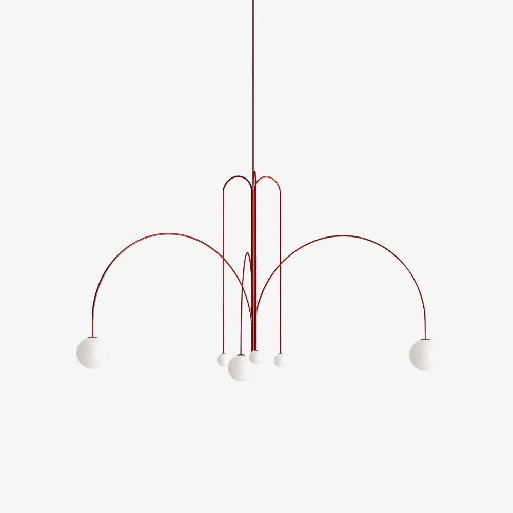 GrandCeleste – Artistieke hanglamp van metaal en glas