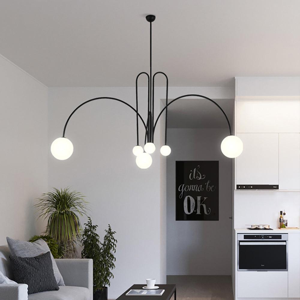 GrandCeleste – Artistieke hanglamp van metaal en glas