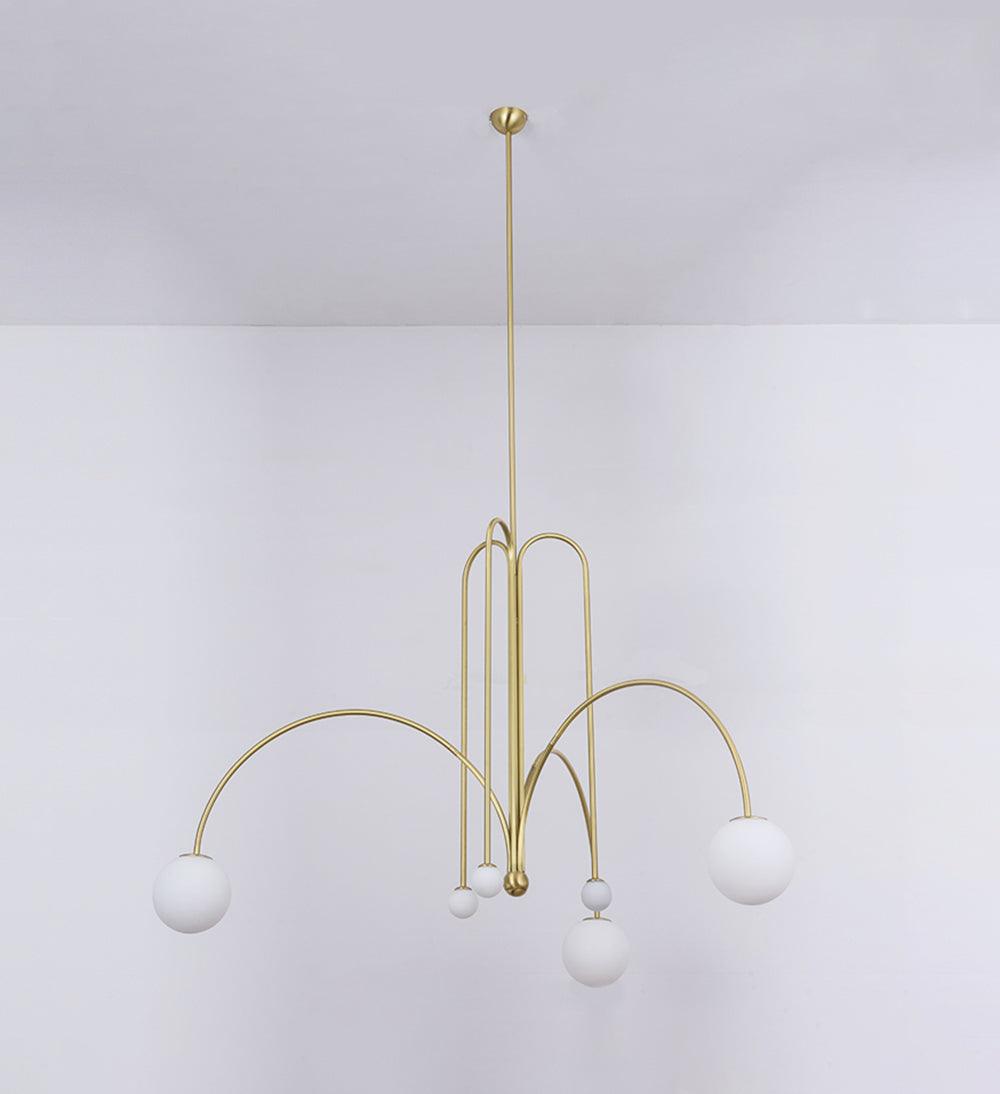 GrandCeleste – Artistieke hanglamp van metaal en glas