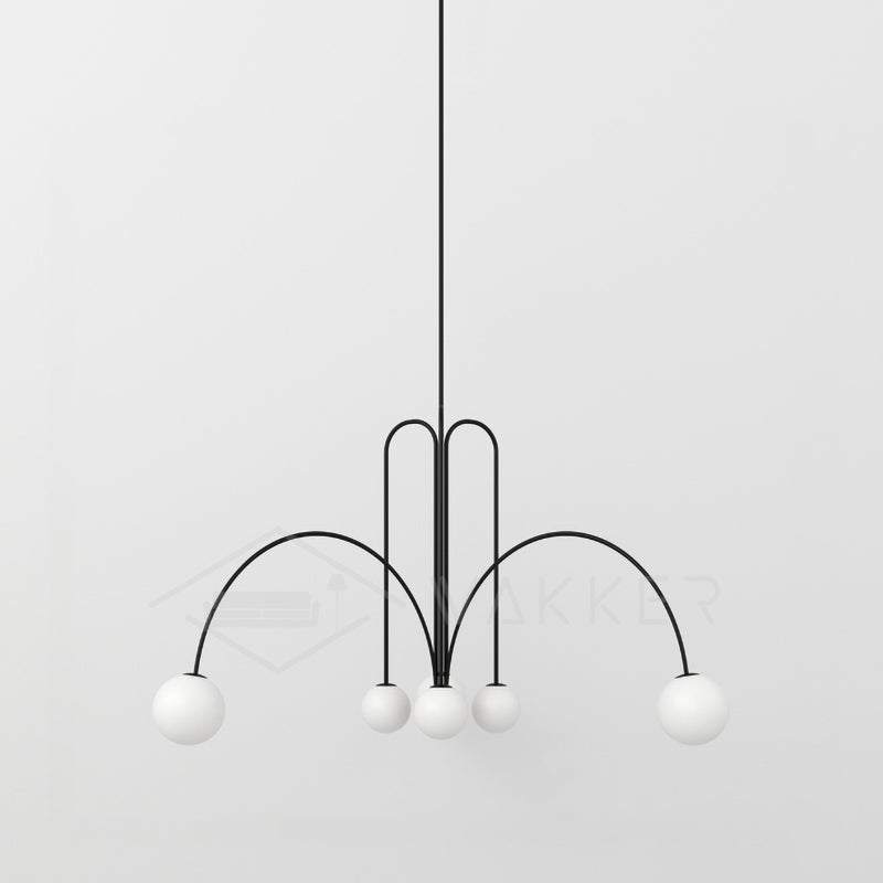 GrandCeleste – Artistieke hanglamp van metaal en glas