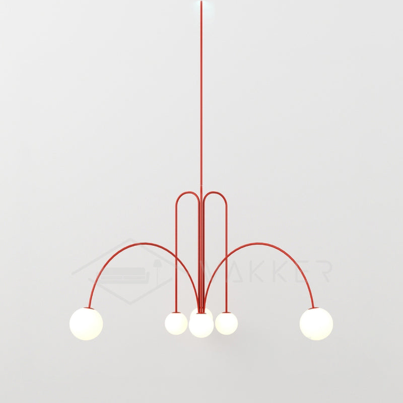 GrandCeleste – Artistieke hanglamp van metaal en glas