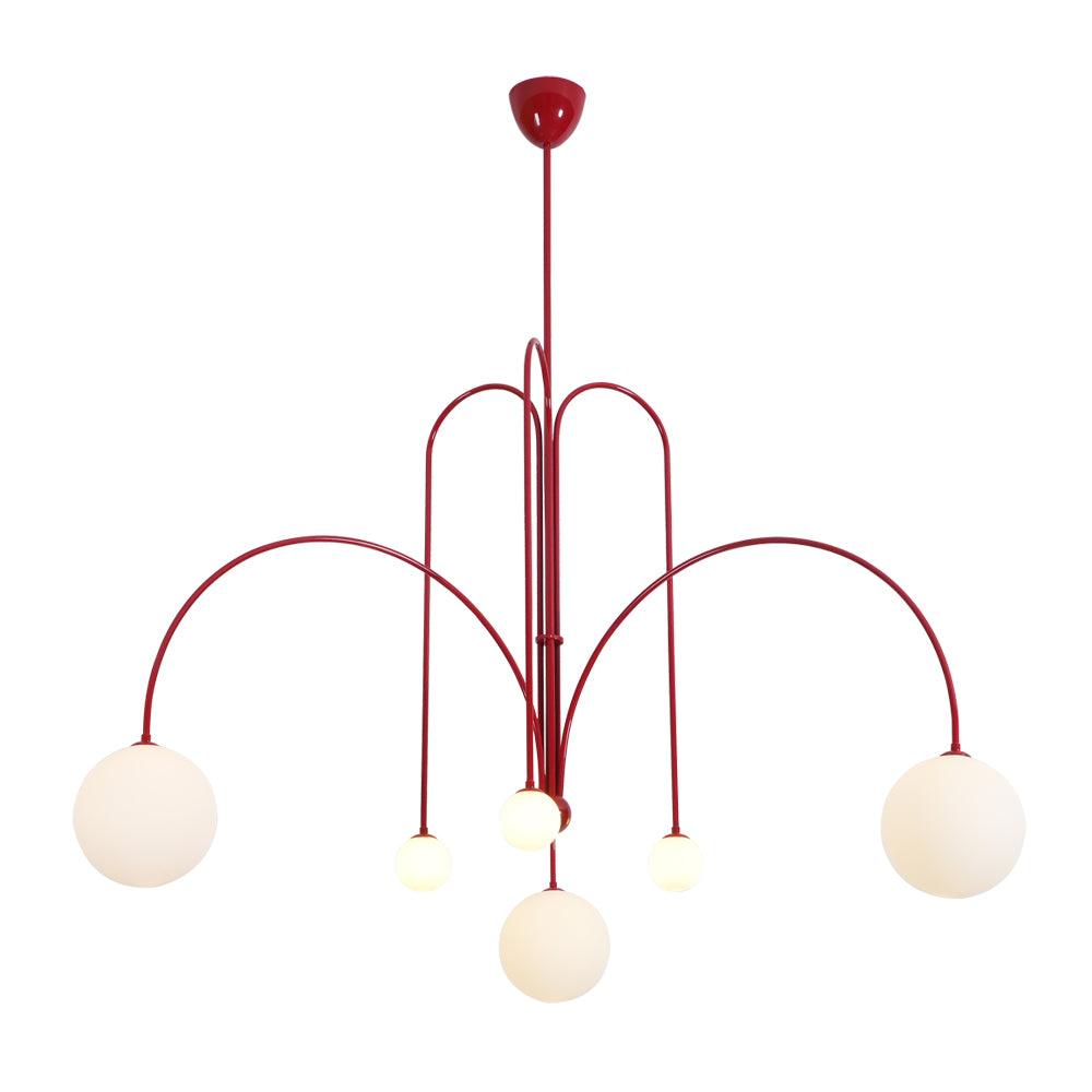 GrandCeleste – Artistieke hanglamp van metaal en glas