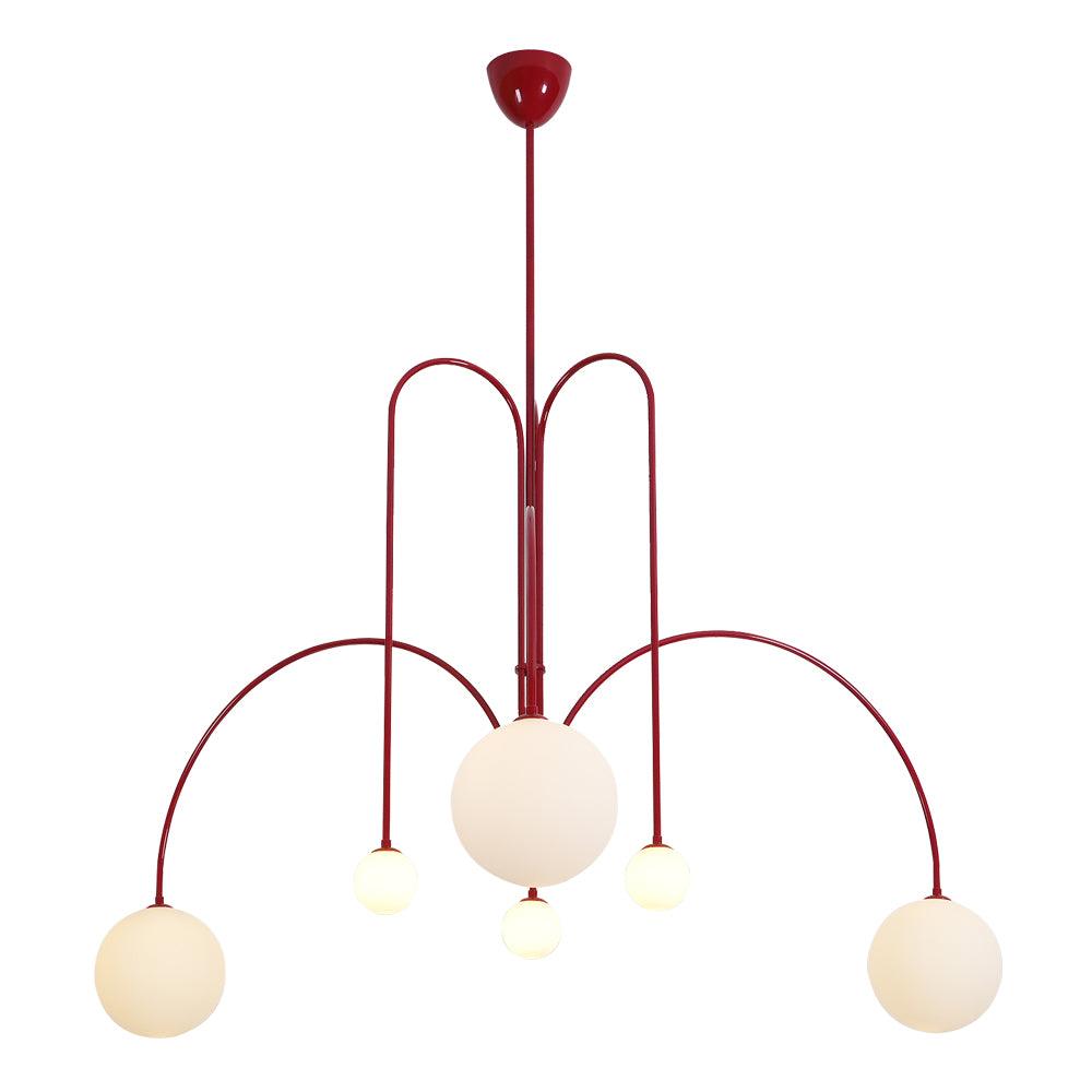 GrandCeleste – Artistieke hanglamp van metaal en glas