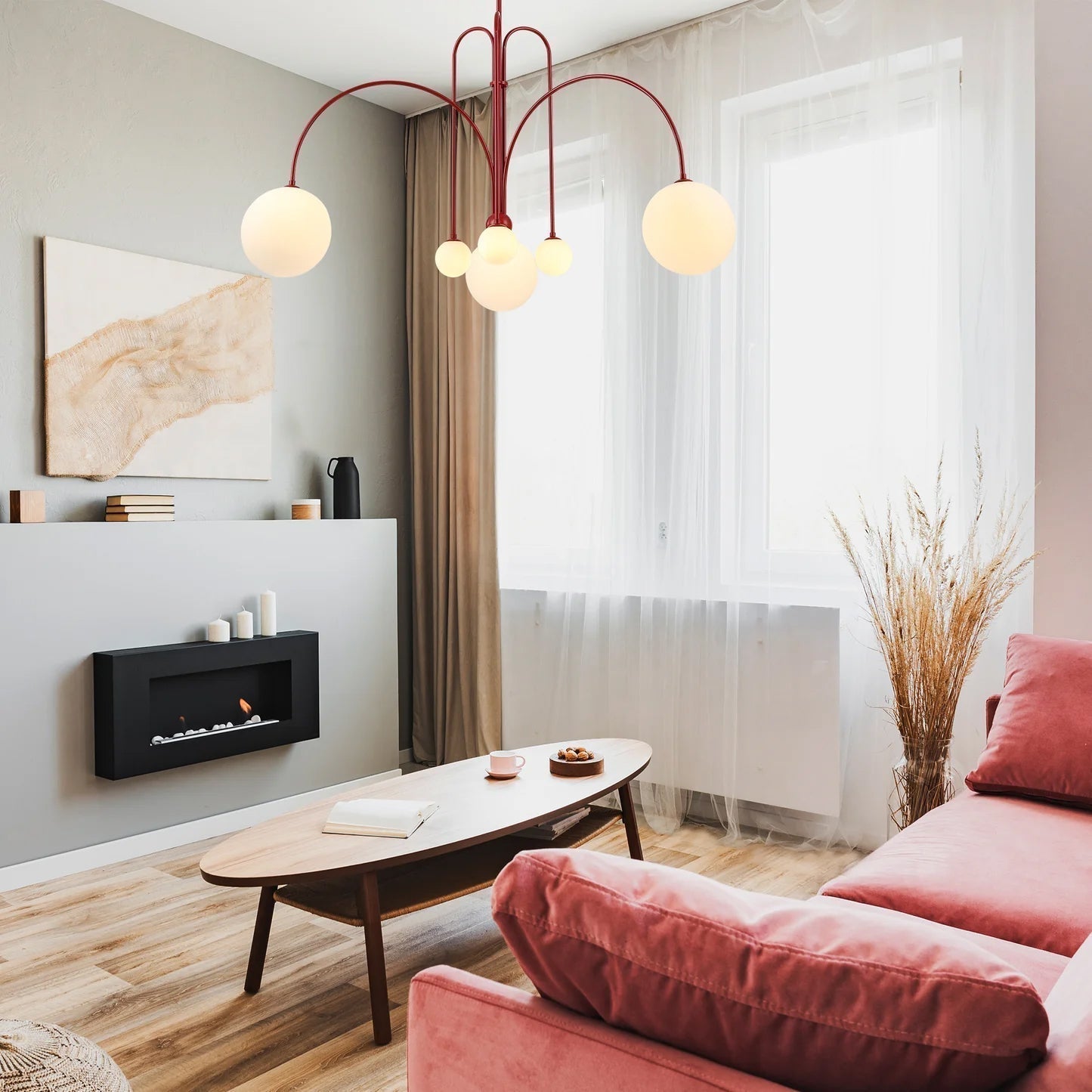 GrandCeleste – Artistieke hanglamp van metaal en glas