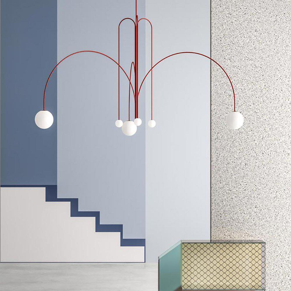 GrandCeleste – Artistieke hanglamp van metaal en glas