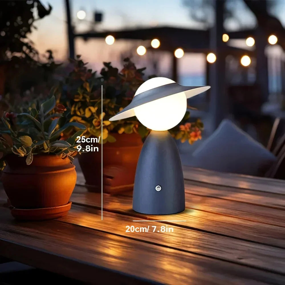 Éclara – Moderne Touchlamp met Draadloze Oplader
