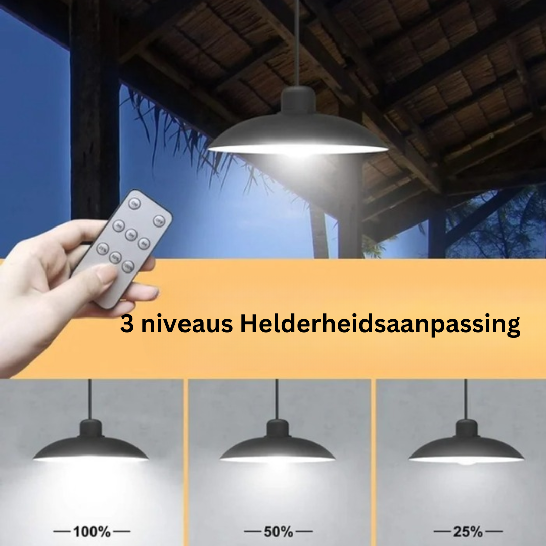 SOLVION LUXE – LED zonne-lamp met afstandsbediening