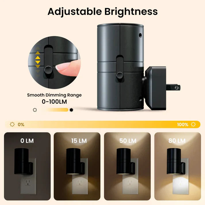 GLOVIA RAY – Dimbare nachtlamp met instelbare intensiteit