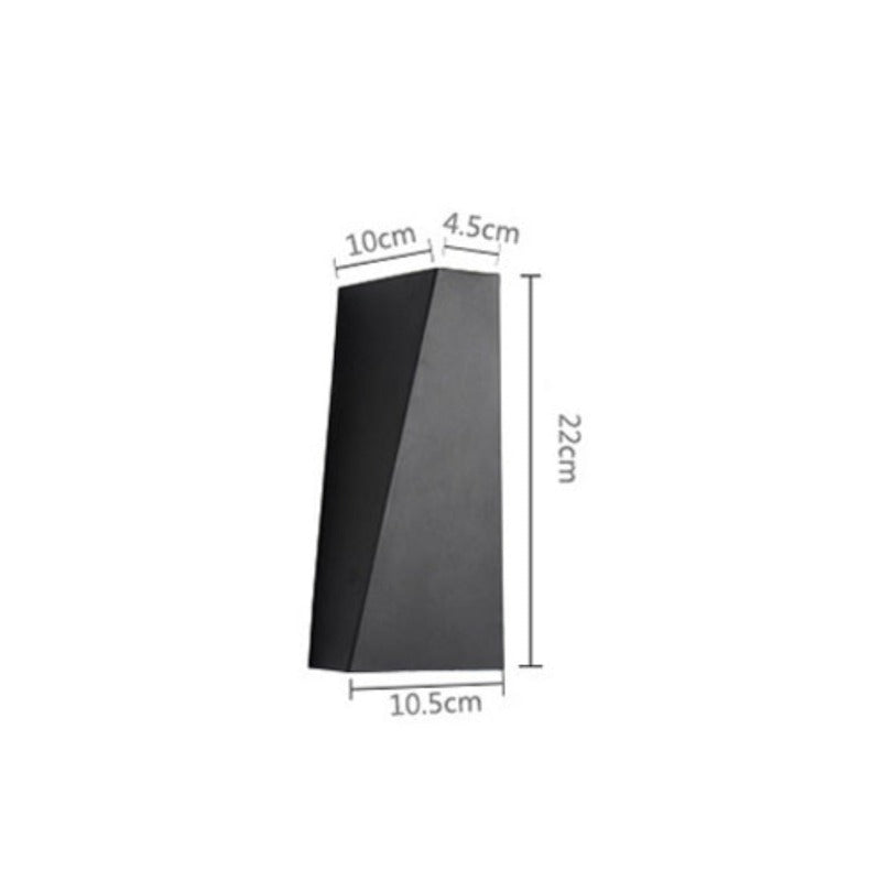 CubeLux – Moderne kubusvormige LED-wandlamp (zwart of wit)