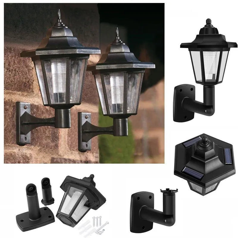 SolarTwist – Waterdichte Zonne Wandlamp voor Tuindecoratie