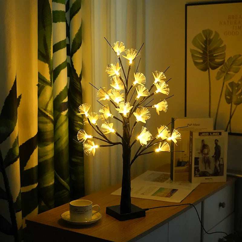 LuminaSylva – Moderne decoratieve lamp in de vorm van een verlicht boom