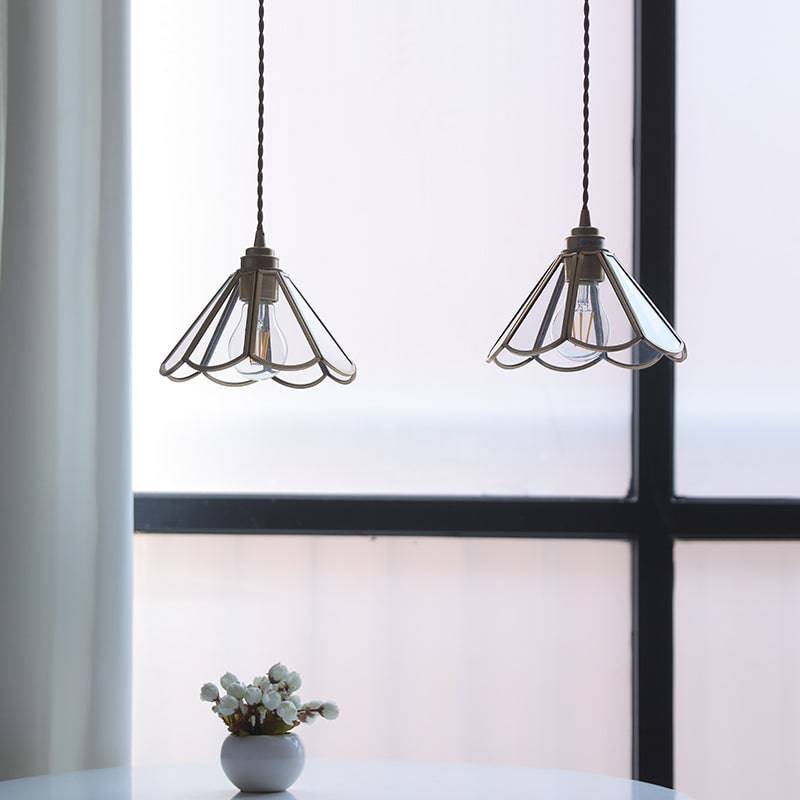 BrassAura – Hanglamp van glas en messing