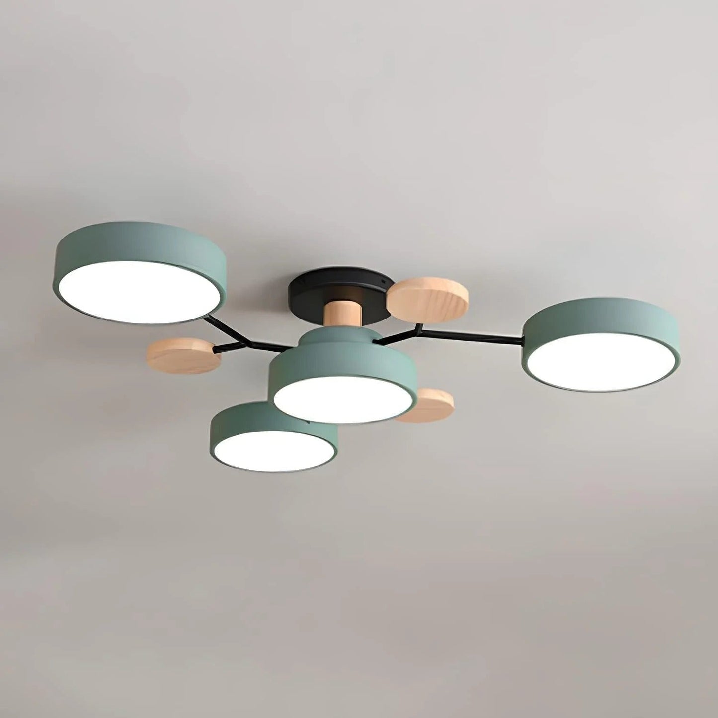 CircuLux | Plafondlamp LED Hedendaags Half-Ingebouwd in IJzer