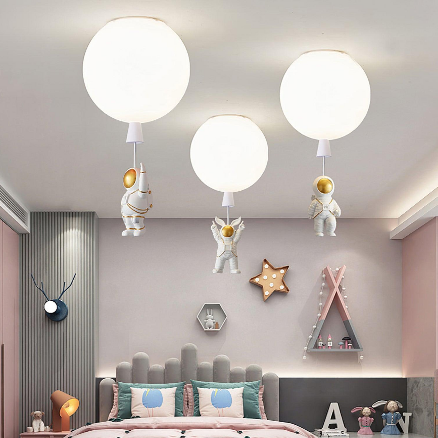 LunaNaut – LED Plafondlamp Astronautisch