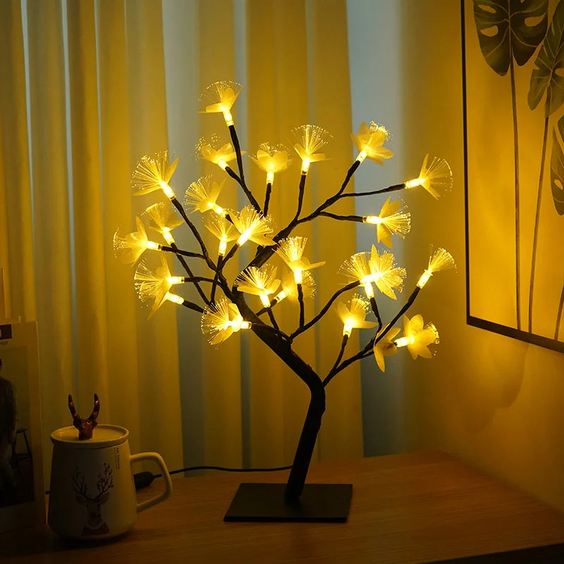 LuminaSylva – Moderne decoratieve lamp in de vorm van een verlicht boom