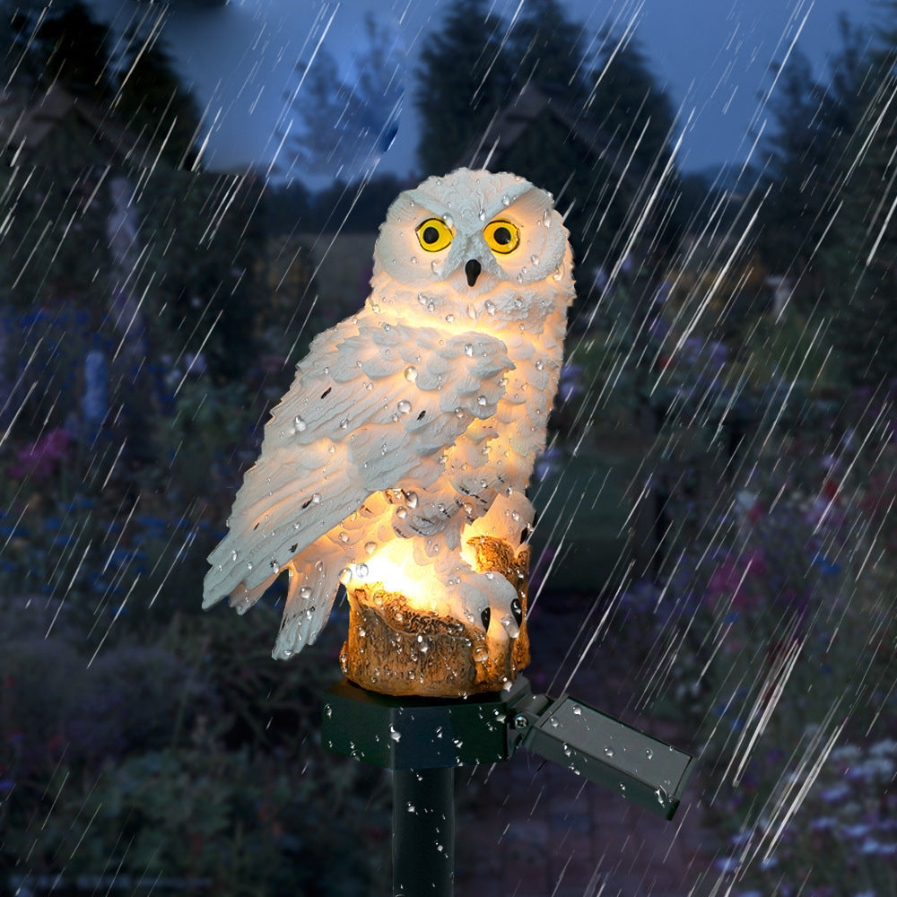 Owlora – Duo van Uil Zonnepanelenlampen voor Tuin