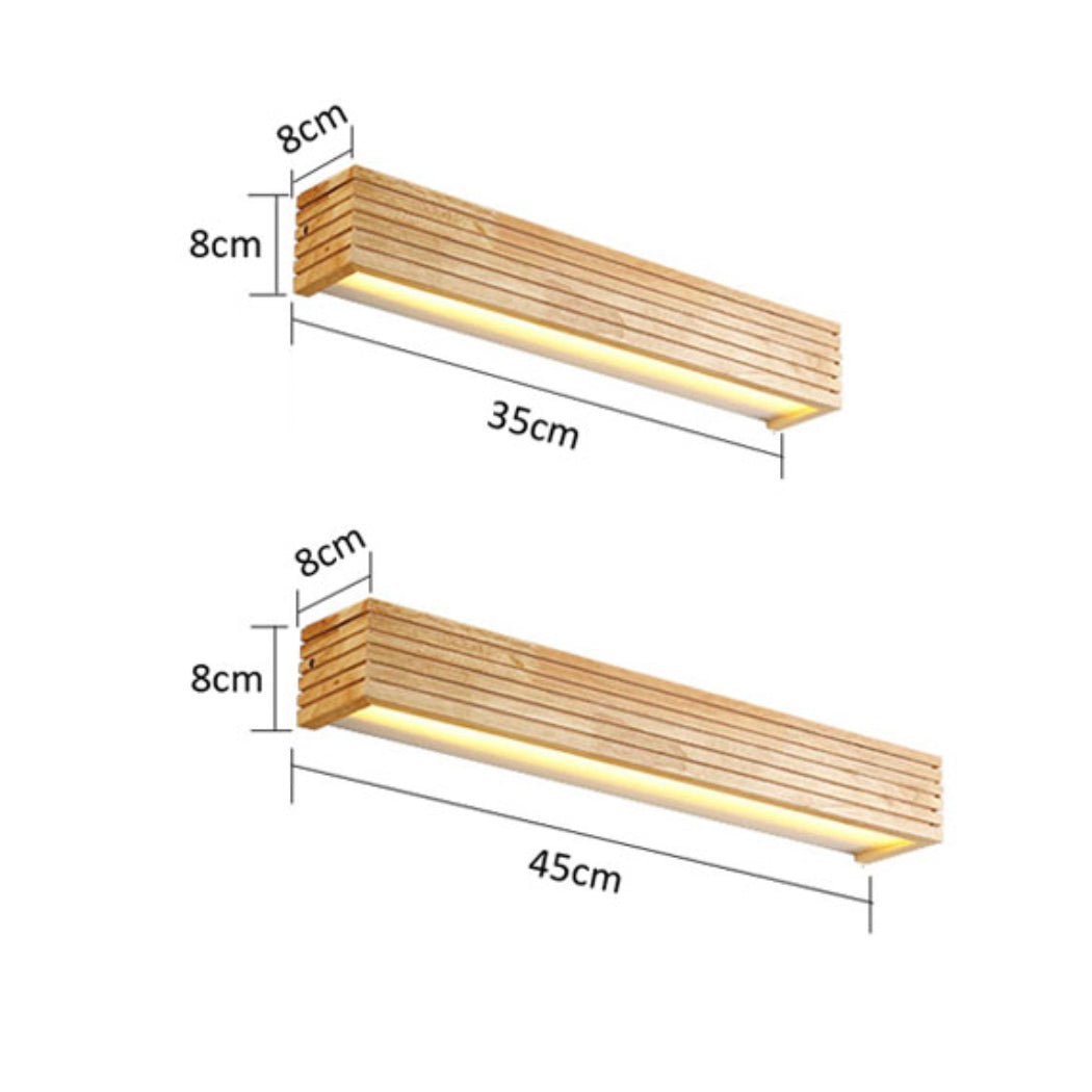 SumiWood – LED wandlamp van gesneden hout met Japanse inspiratie