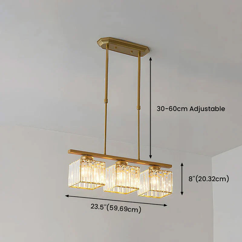 LinéaVerre | Noordse Multi-Kop Hanglamp van Glas en Metaal