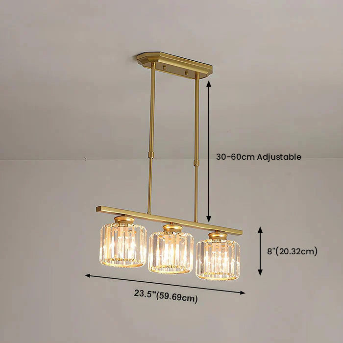 LinéaVerre | Noordse Multi-Kop Hanglamp van Glas en Metaal