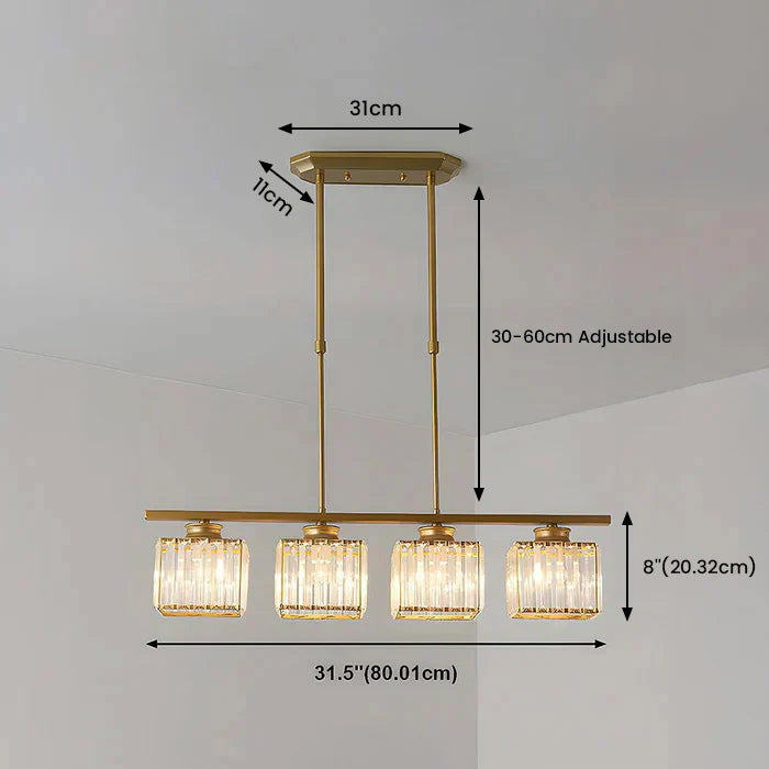 LinéaVerre | Noordse Multi-Kop Hanglamp van Glas en Metaal