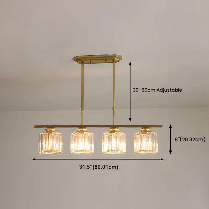 LinéaVerre | Noordse Multi-Kop Hanglamp van Glas en Metaal