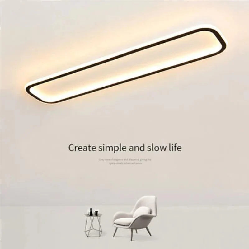 Lunéora | Moderne LED-plafondlamp van aluminium en PMMA