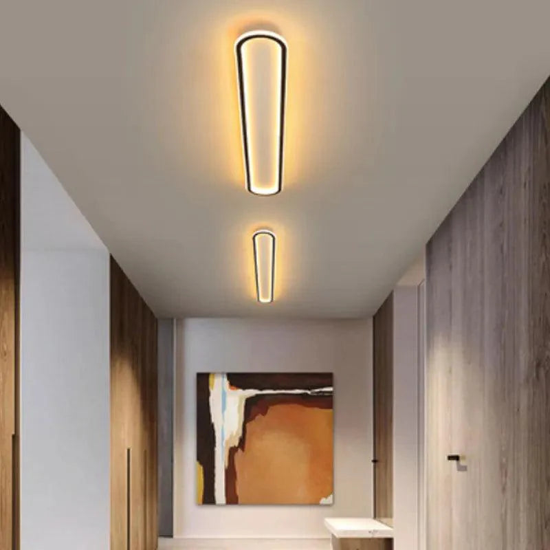 Lunéora | Moderne LED-plafondlamp van aluminium en PMMA