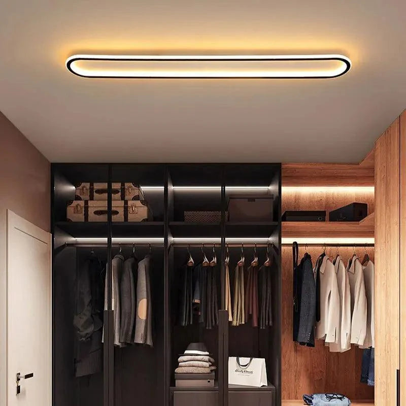 Lunéora | Moderne LED-plafondlamp van aluminium en PMMA