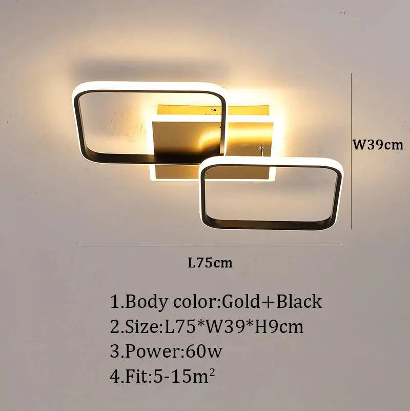 Auralis | Moderne LED-plafondlamp met dimbare intensiteit