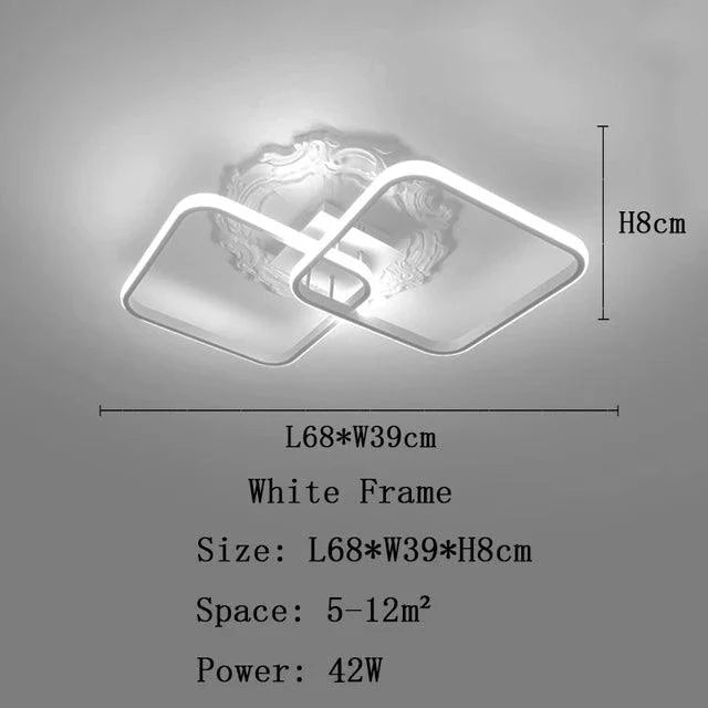 Auralis | Moderne LED-plafondlamp met dimbare intensiteit
