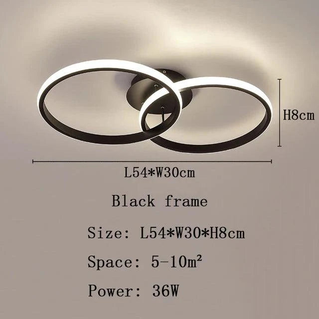 Auralis | Moderne LED-plafondlamp met dimbare intensiteit